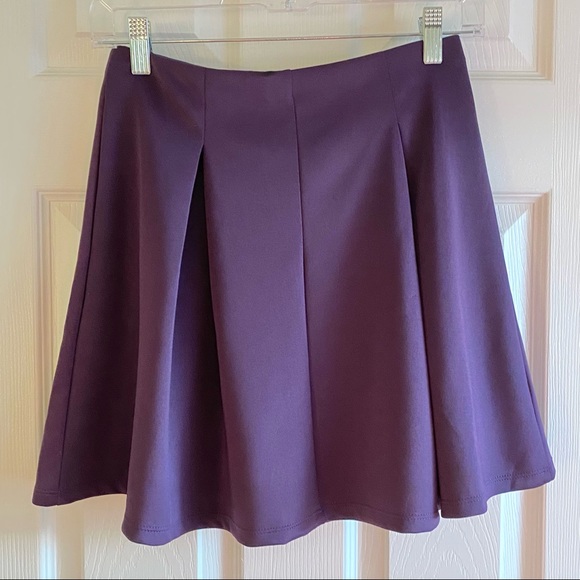 Charlotte Russe Purple Skater Skirt Size Medium - Picture 2 of 6